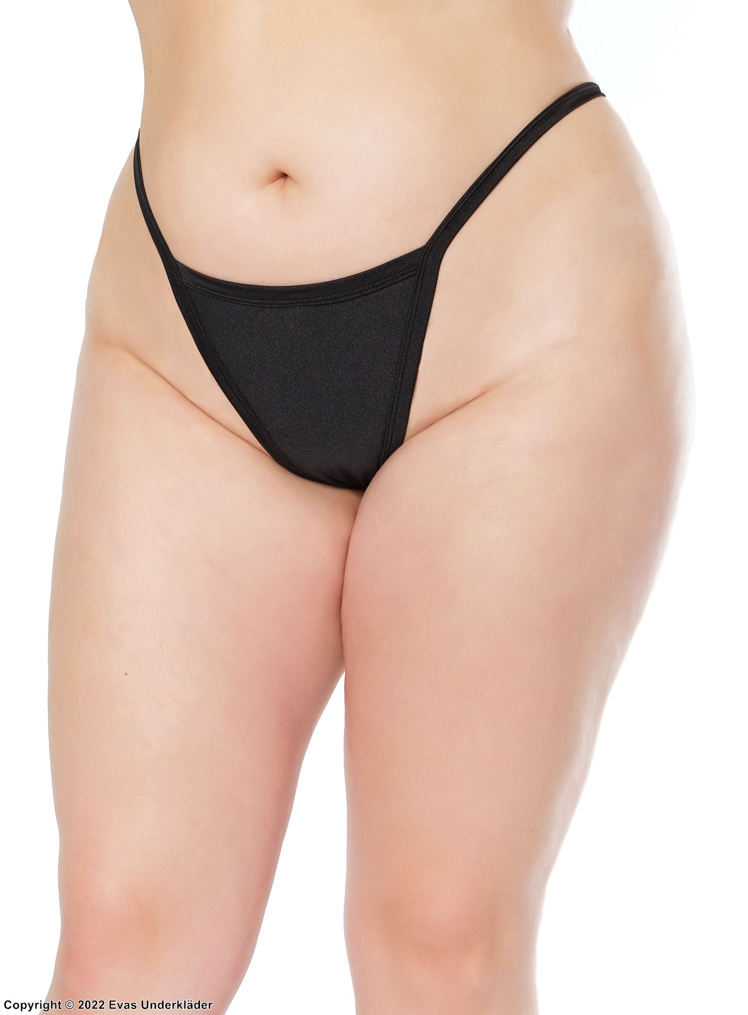 Minimaler G-String, ohne Muster, Plus Size